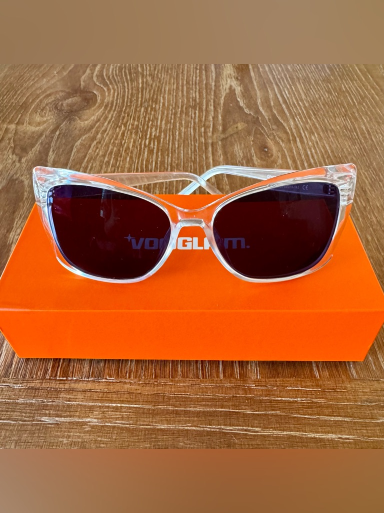 Like New Crystal Clear Vooglam Raquel Eyeglass Frames S — image 2 of 8